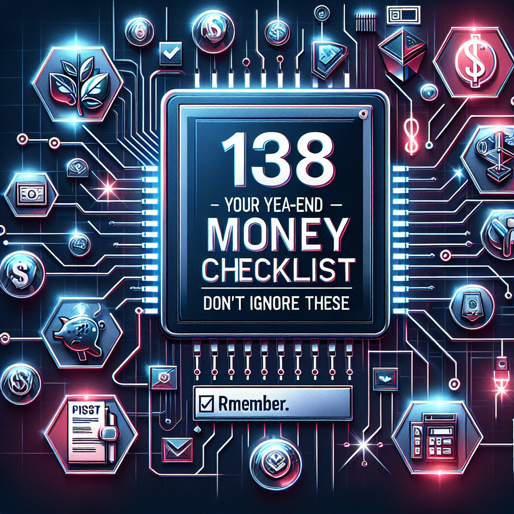 138: Your Year-End Money Checklist — Don't Ignore These