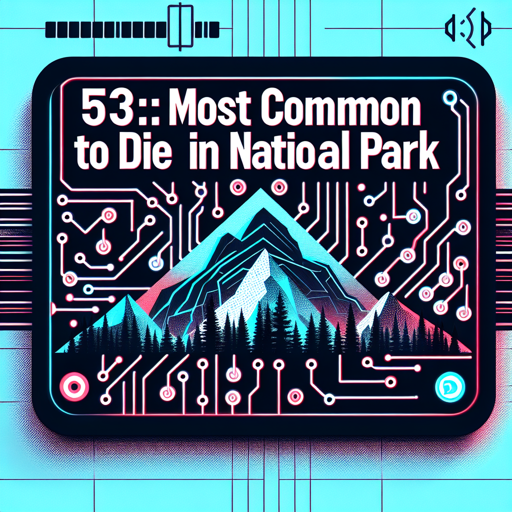 53: Most Common Ways to Die in a National Park