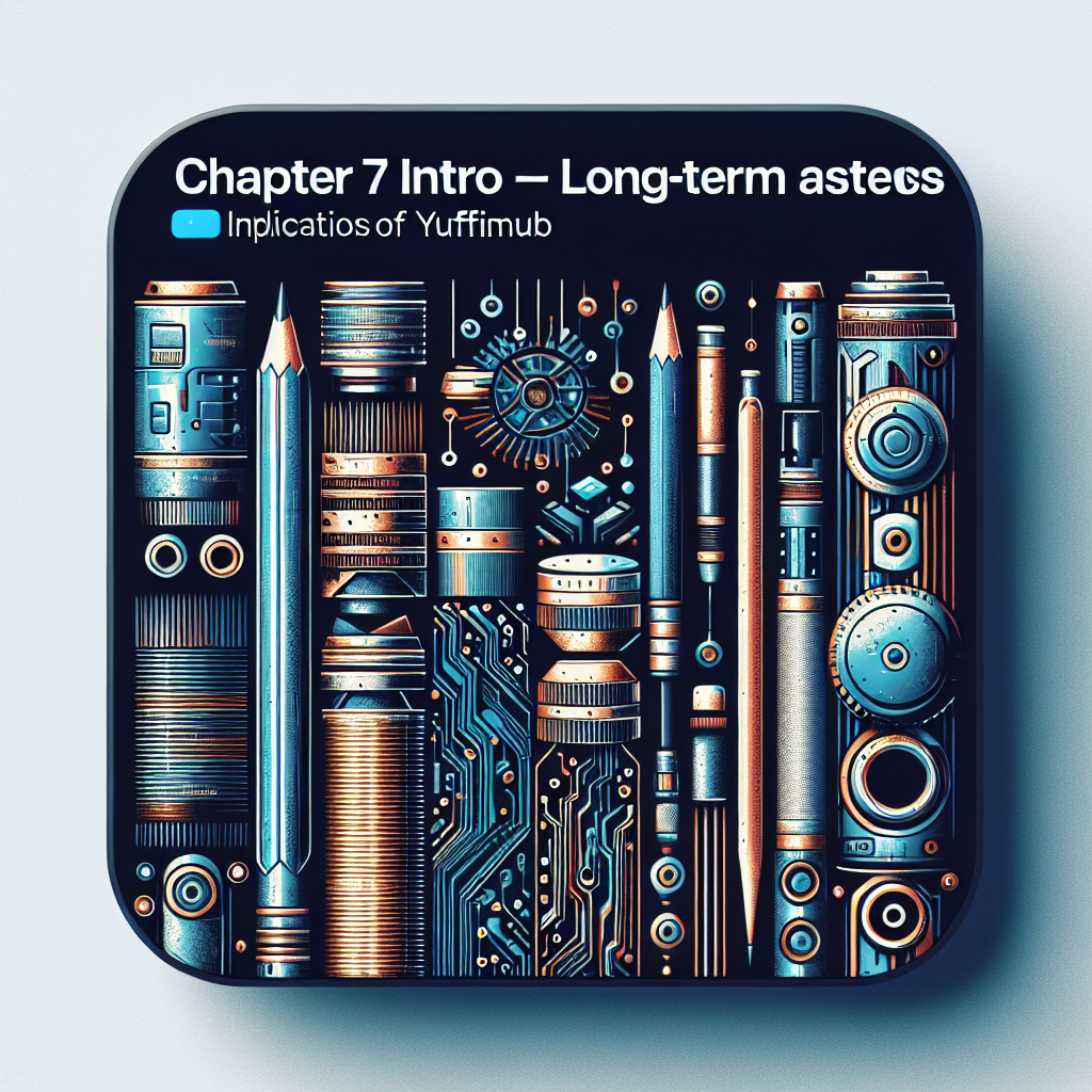 Chapter 7 Intro - Long-Term Assets