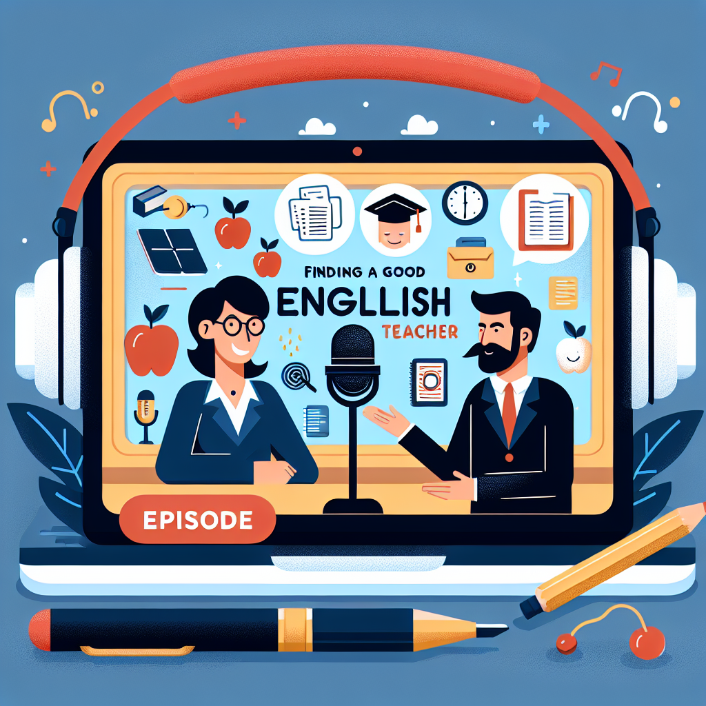 Finding a Good English Teacher
