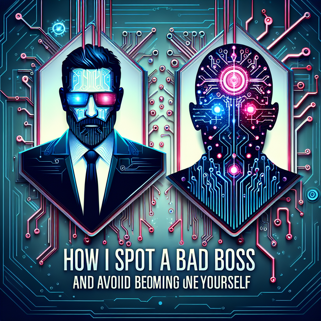 How to Spot a Bad Boss and Avoid Becoming One Yourself