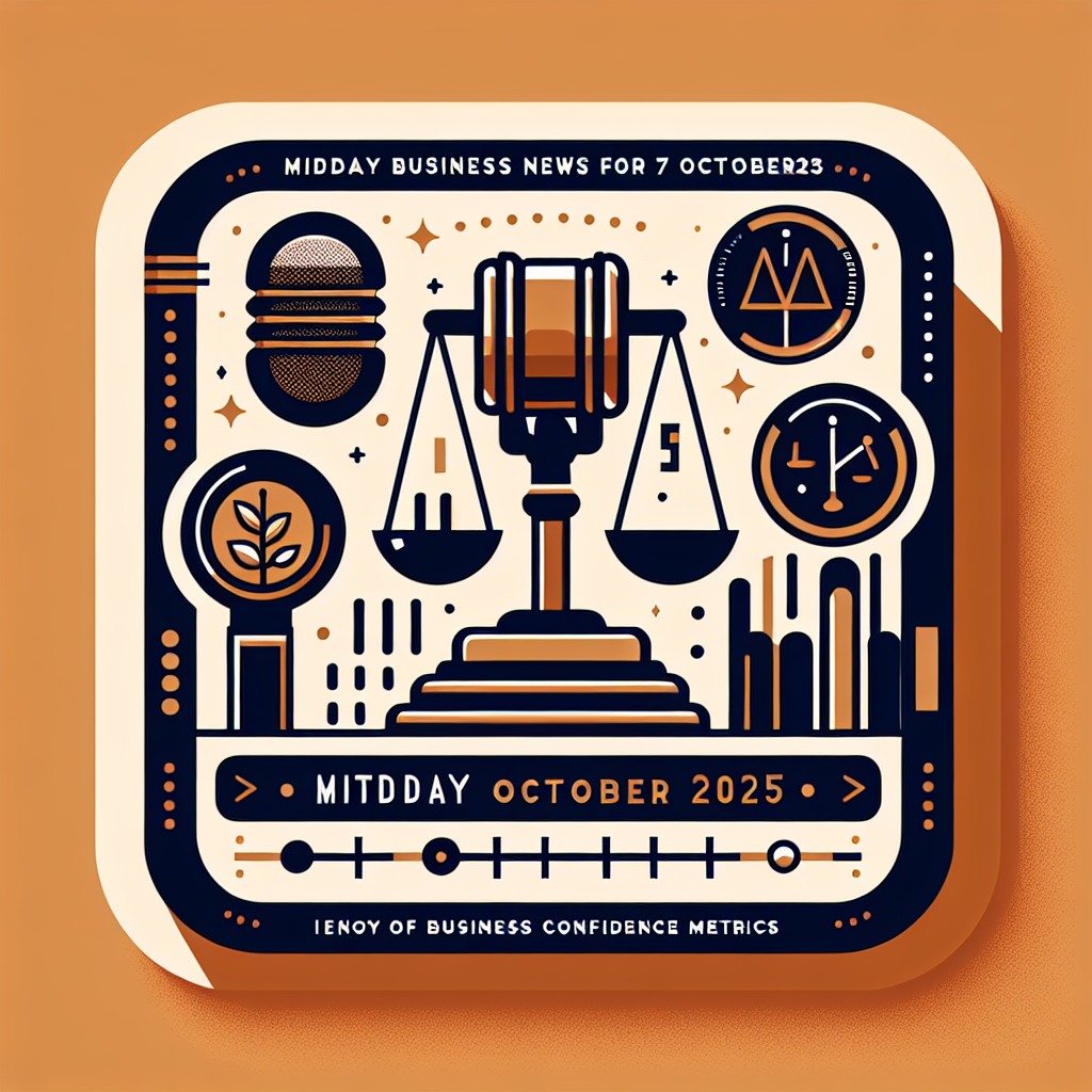 Midday Business News for 7 October 2025