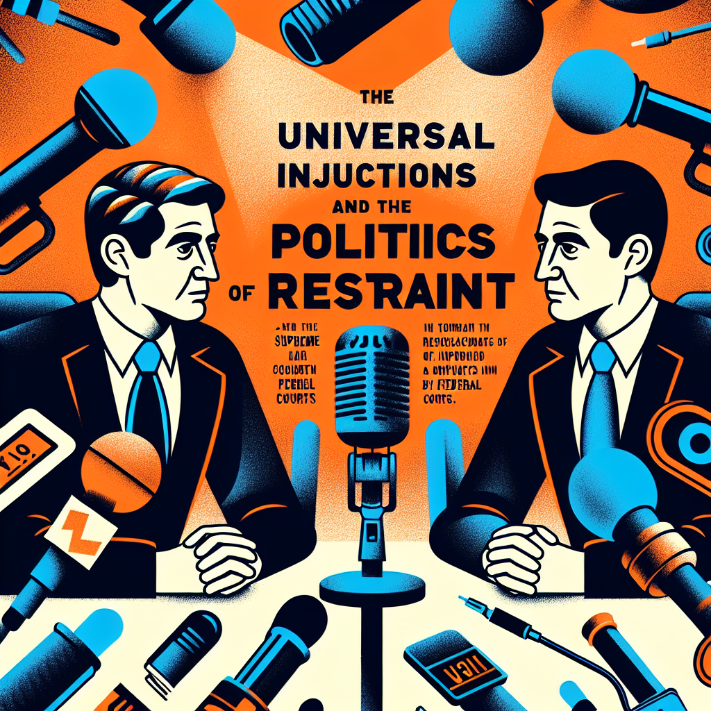 Universal Injunctions and the Politics of Restraint