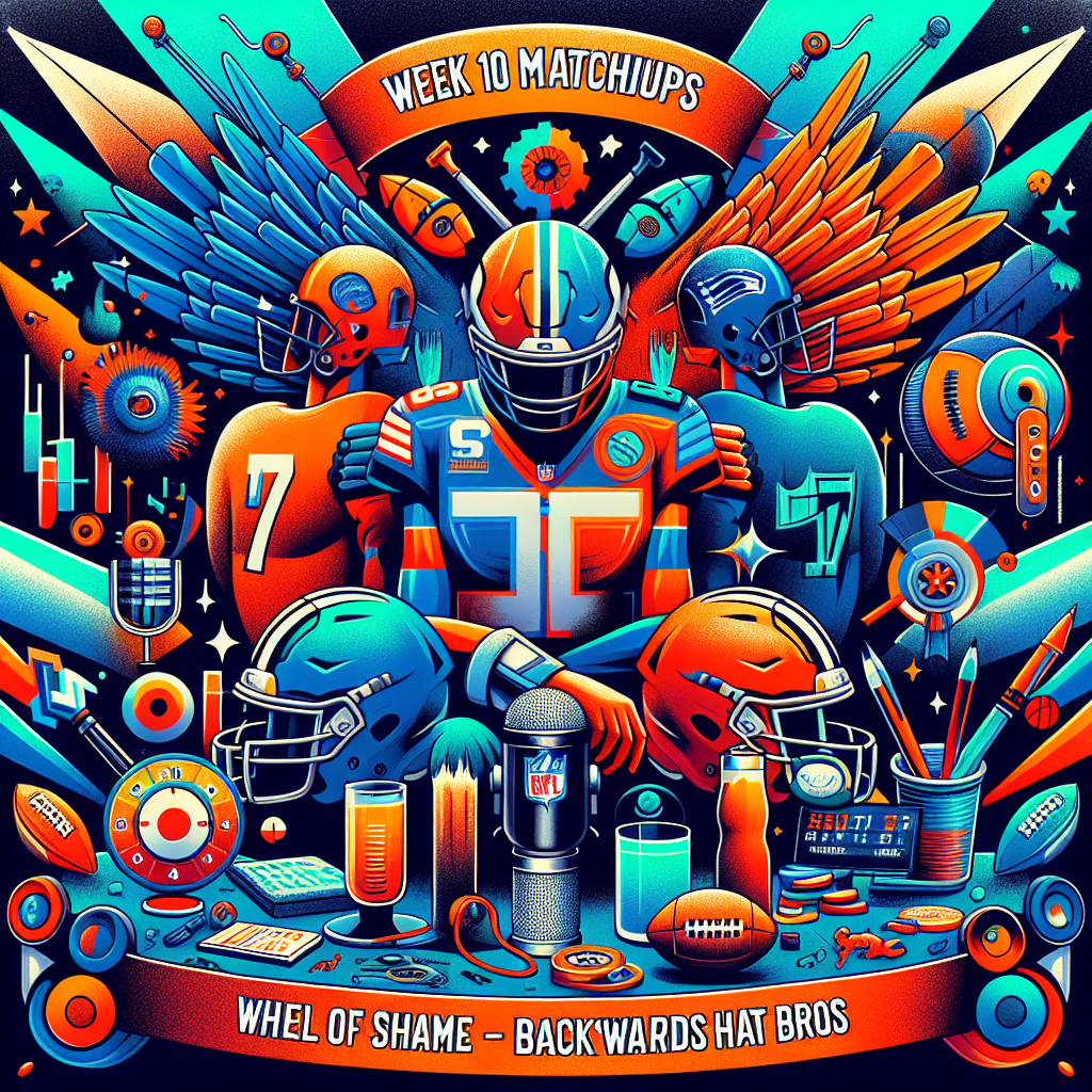 Week 10 Matchups + Wheel of Shame, Backwards Hat Bros - Fantasy Football Podcast for 11/7